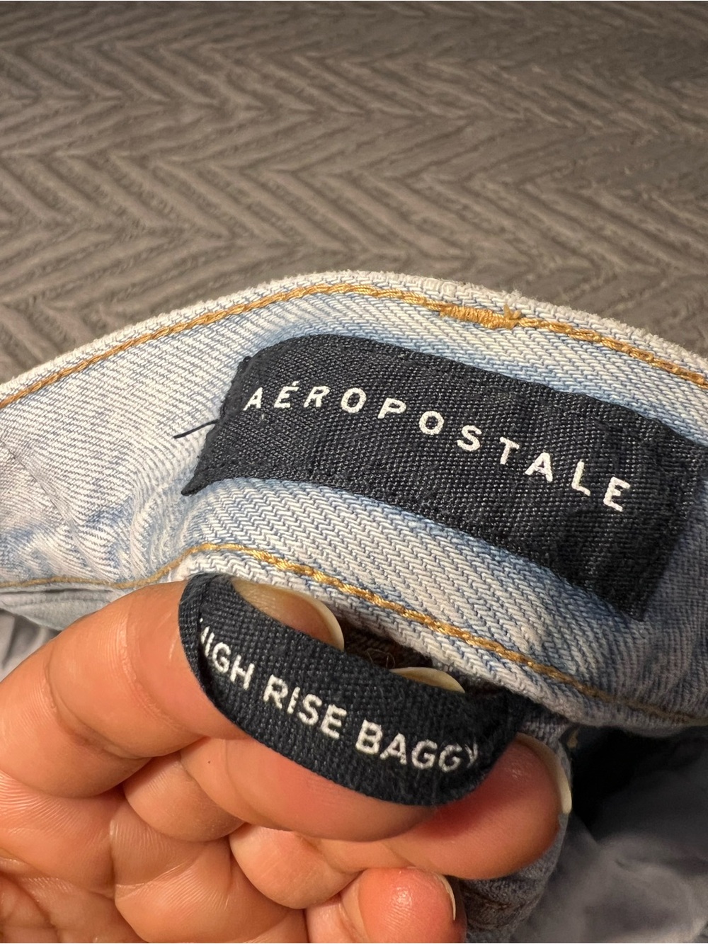 Aeropostale Light Blue Relaxed Baggy Men's Jeans